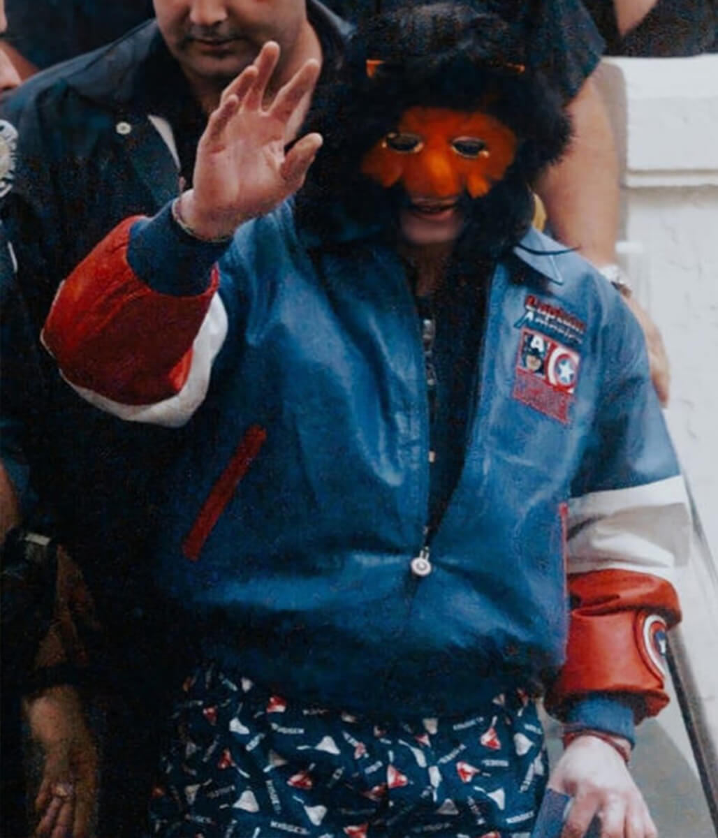 Michael Jackson Captain America Leather Jacket