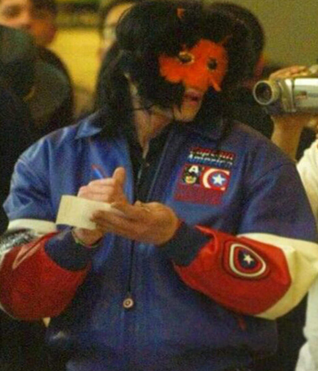 Michael Jackson Captain America Leather Jacket