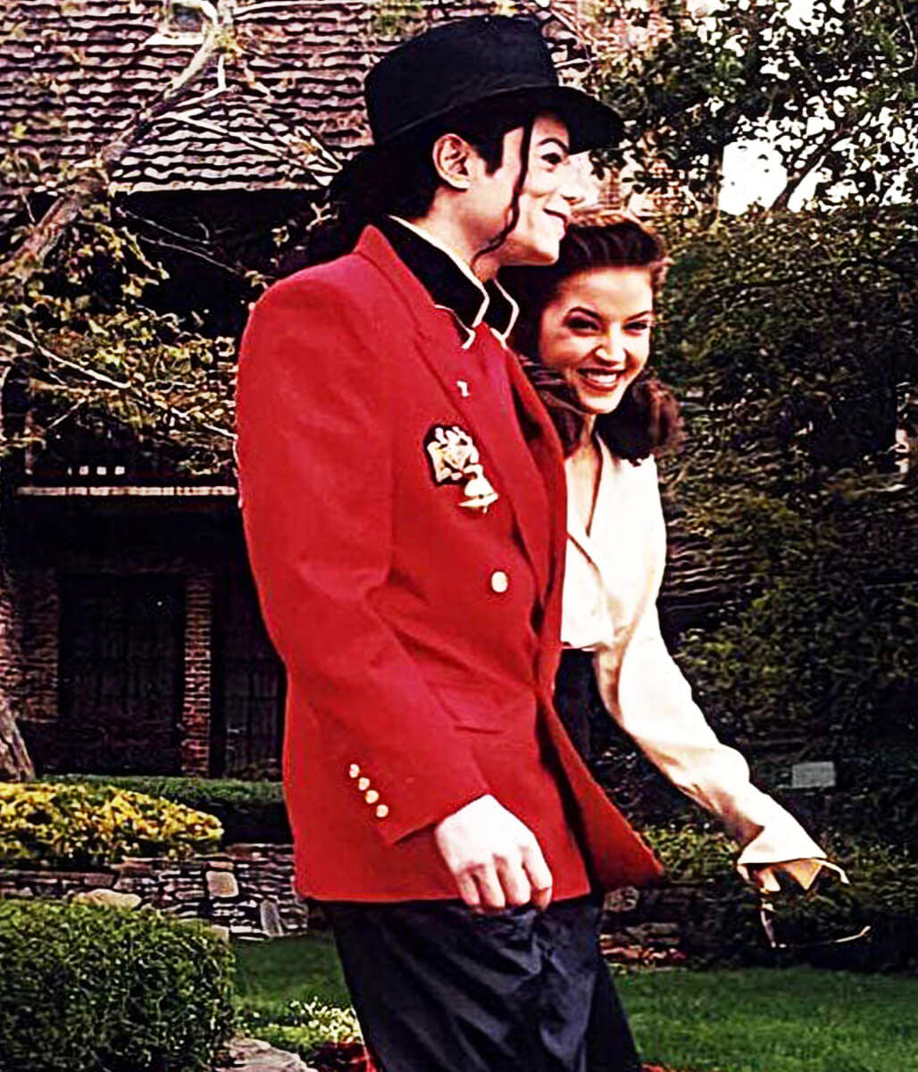 Michael Jackson Los Angeles Spotting Red Cotton Blazer