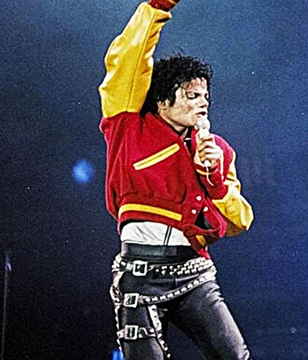 Michael Jackson Thriller Red Varsity Jacket