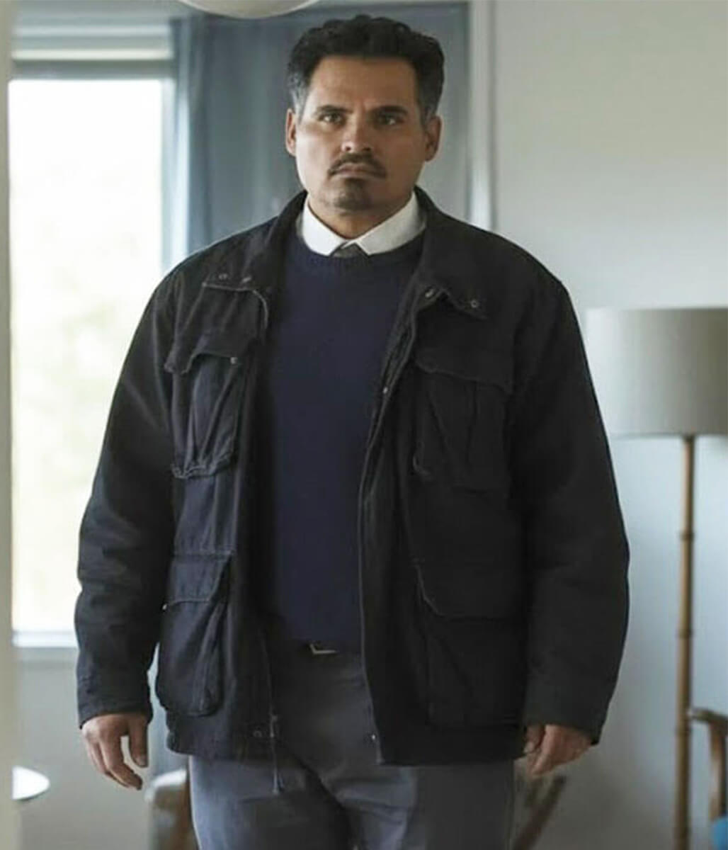 Michael Pena All Her Fault S01 Black Field Jacket