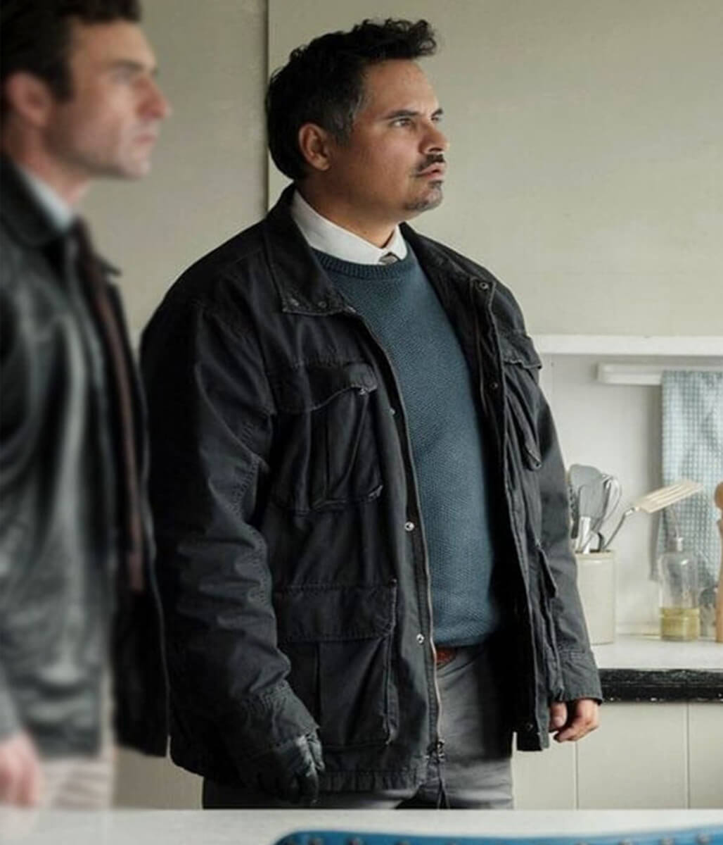 Michael Pena All Her Fault S01 Black Field Jacket