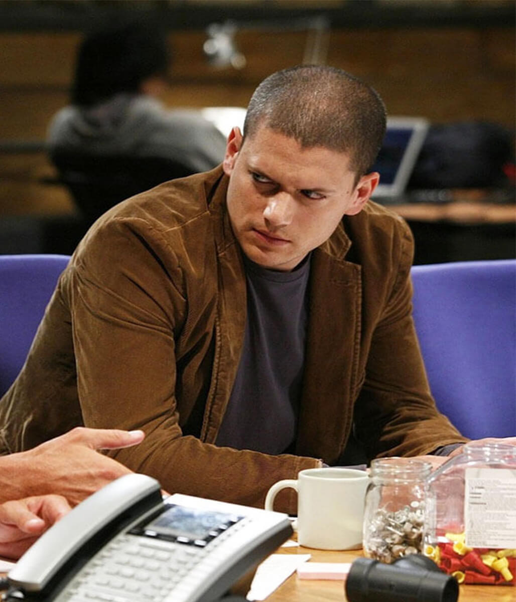 Michael Scofield Prison Break Brown Corduroy Jacket