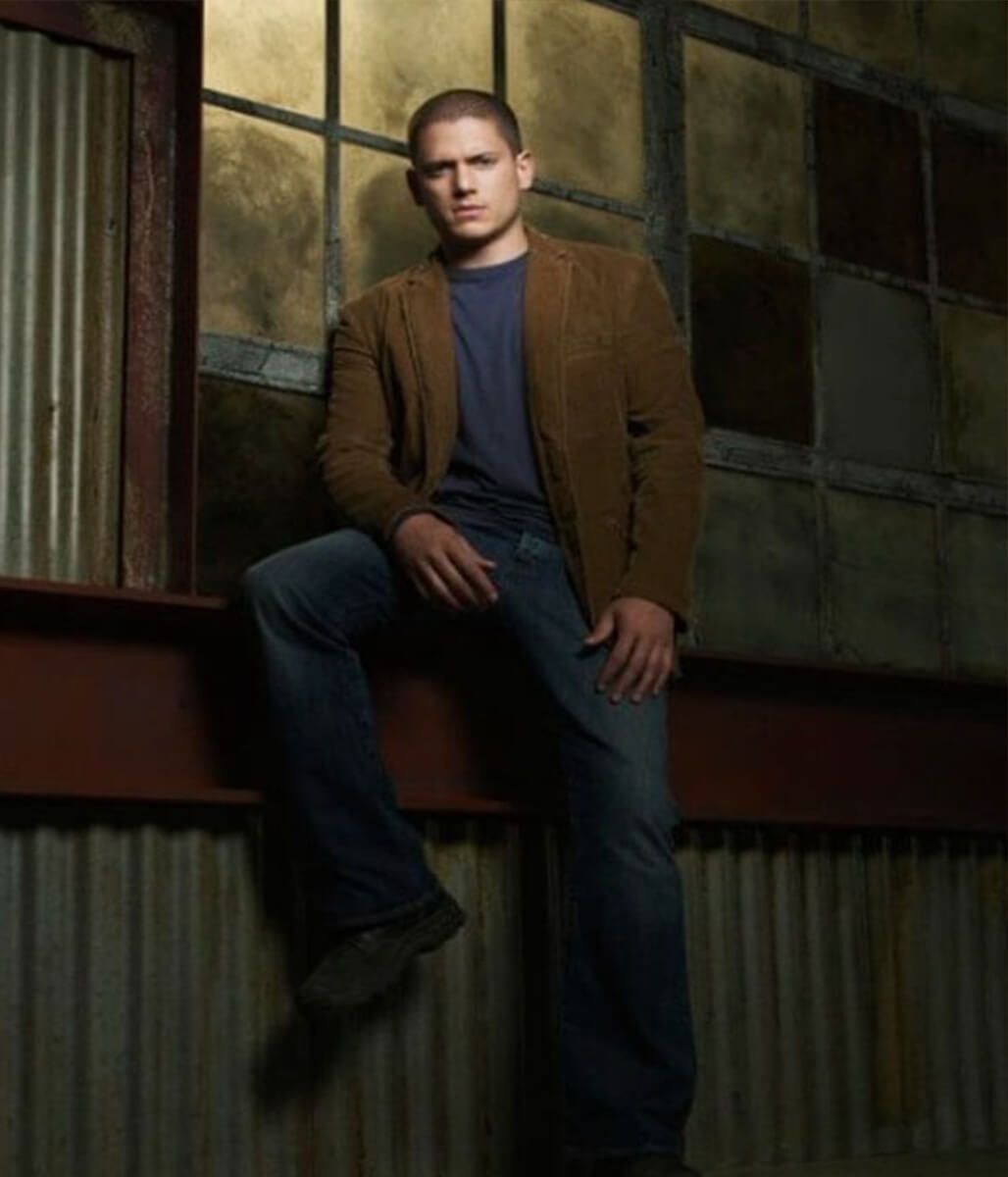 Michael Scofield Prison Break Brown Corduroy Jacket