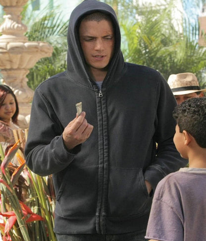 Michael Scofield Prison Break Grey Track Hoodie