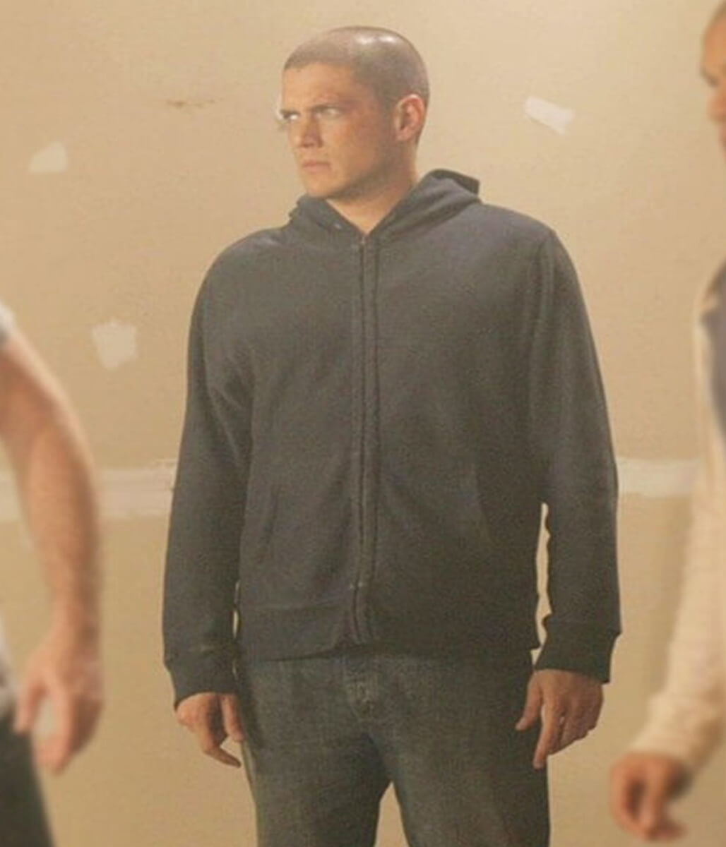 Michael Scofield Prison Break Grey Track Hoodie