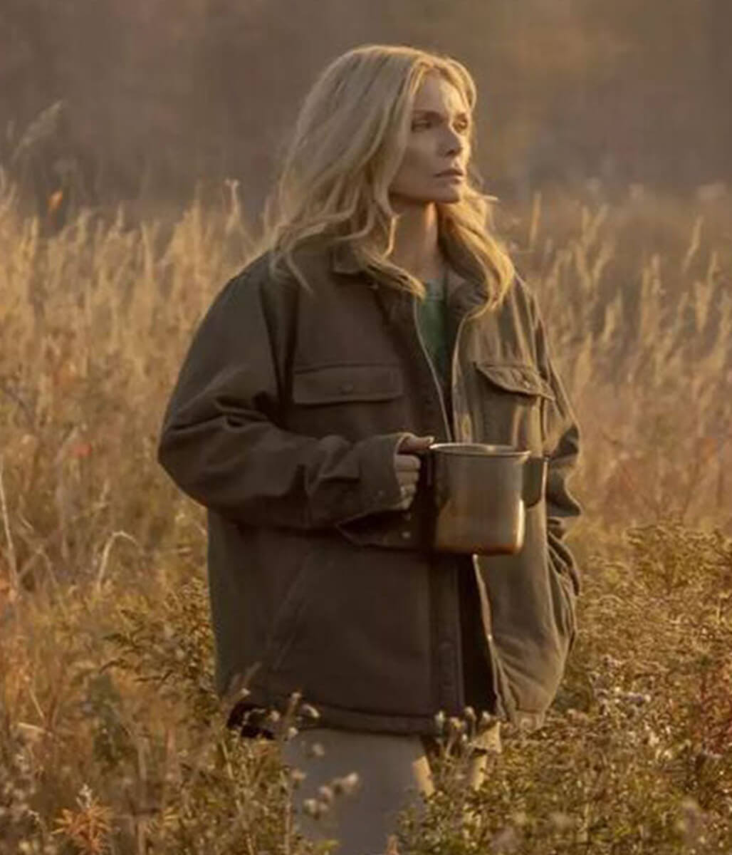 Michelle Pfeiffer The Madison Season 01 Green Cotton Jacket