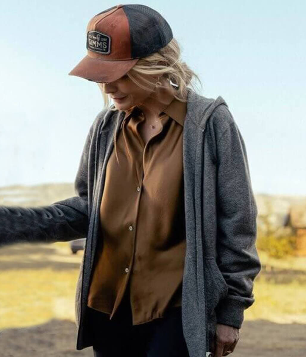 Michelle Pfeiffer The Madison Season 01 Grey Jacket