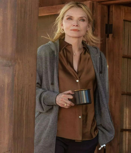 Michelle Pfeiffer The Madison Season 01 Grey Jacket
