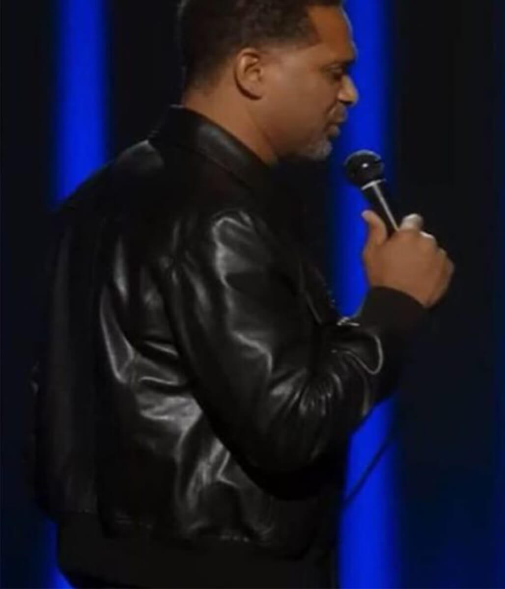 Mike Epps Delusional 2026 Black Leather Jacket