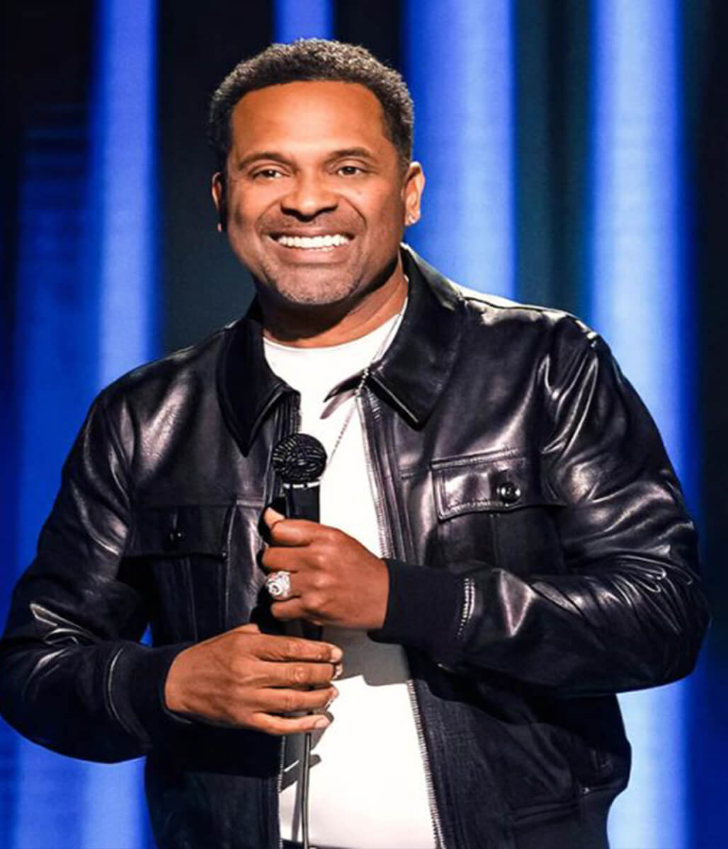 Mike Epps Delusional 2026 Black Leather Jacket