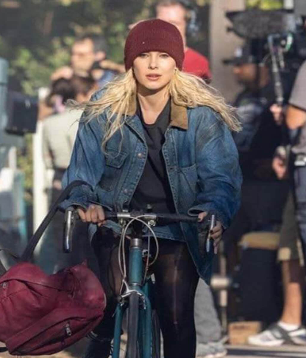 Millie Bobby Brown The Electric State 2025 Michelle Denim Jacket