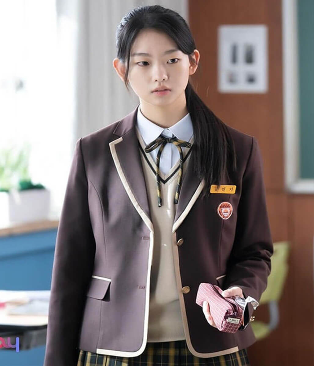 Min Ji Agent Kim Reactivated S01 Brown Suite Blazer