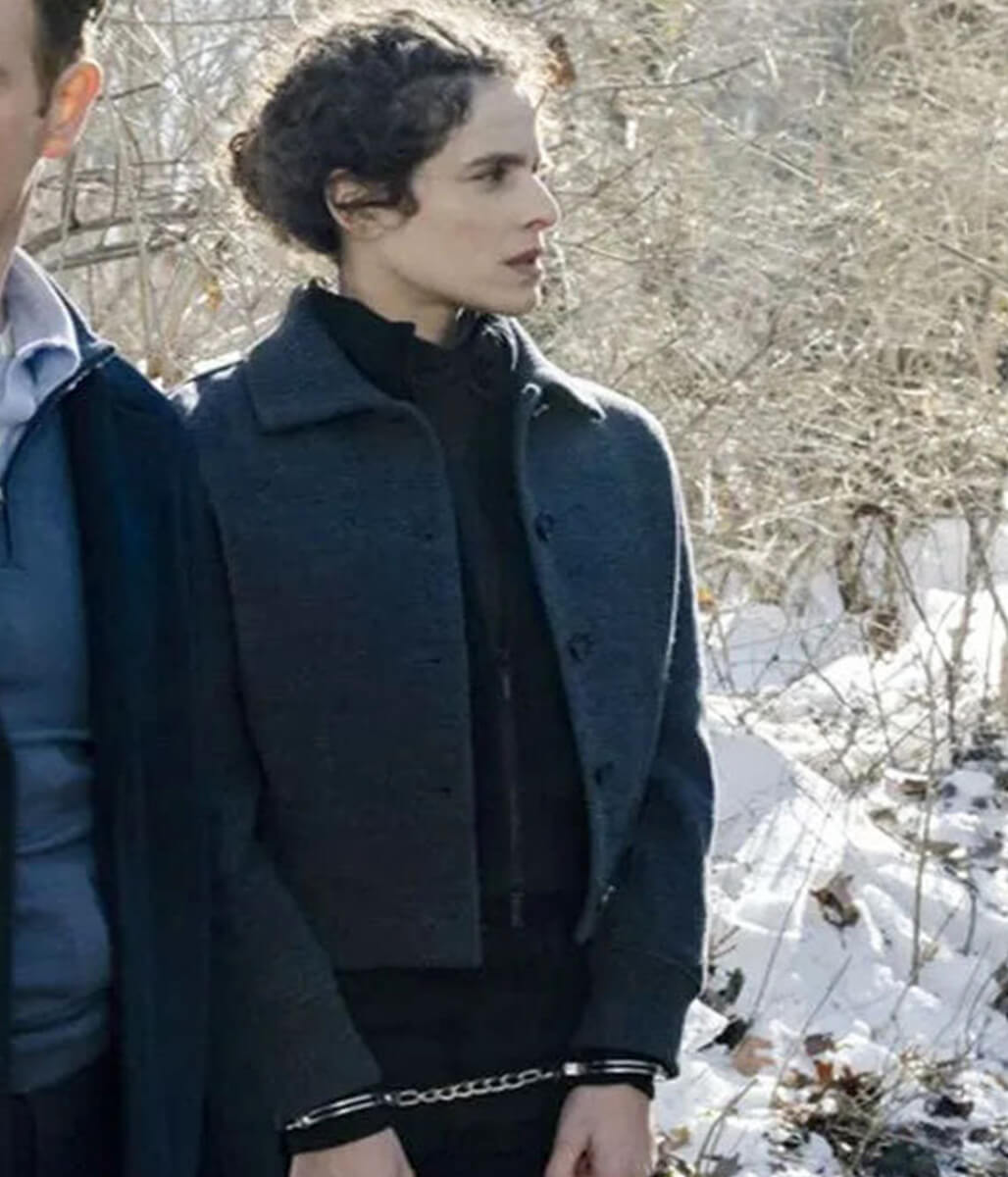 Mona Azar CIA Season 01 Grey Wool Jacket