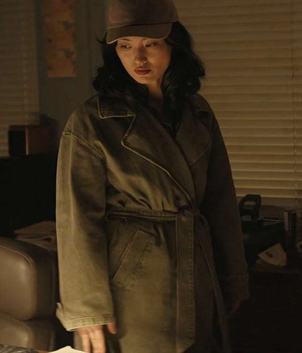 Monarch Legacy of Monsters Mari Yamamoto Green Trench Coat