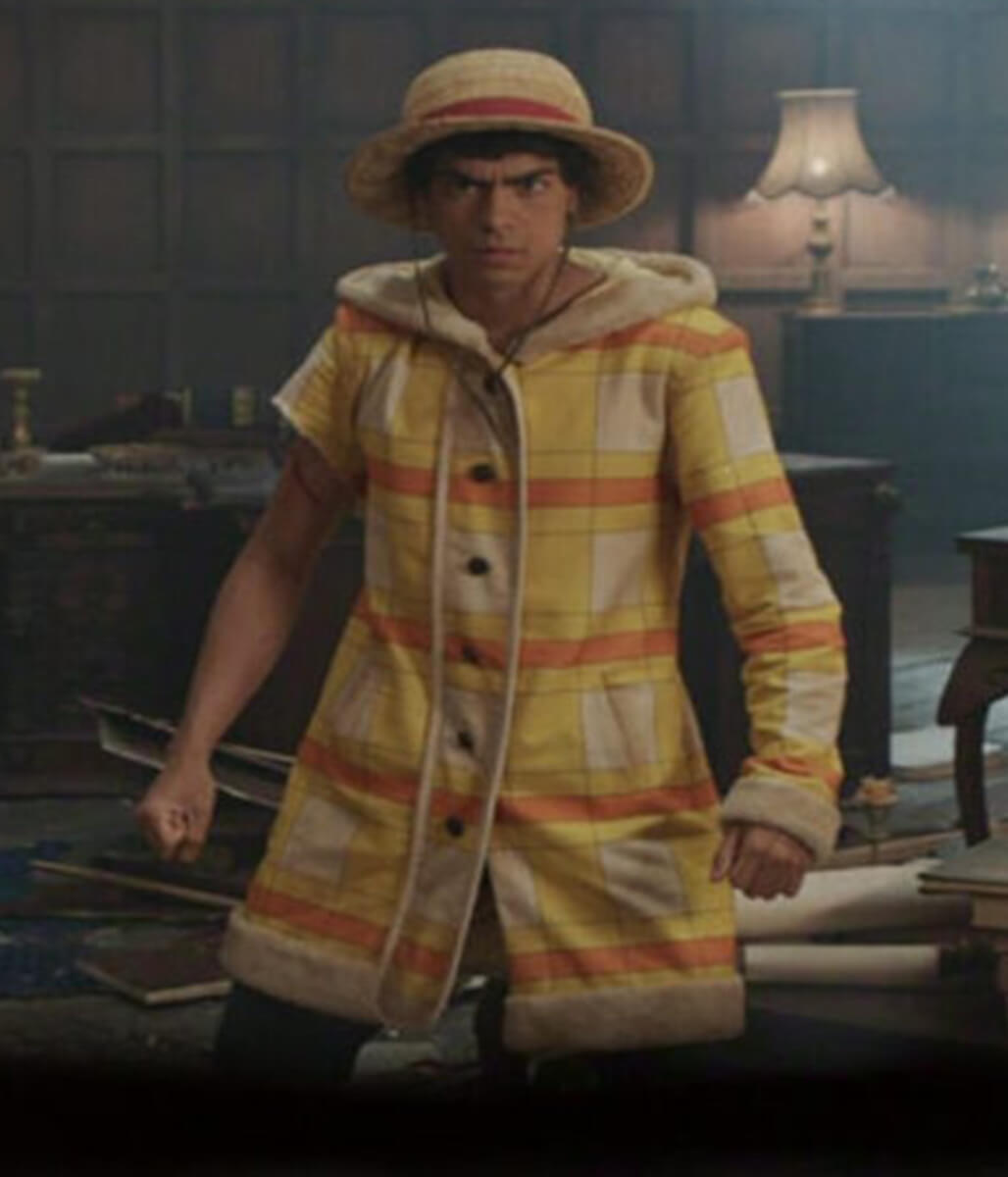 Monkey D. Luffy One Piece S02 Hooded Shearling Coat