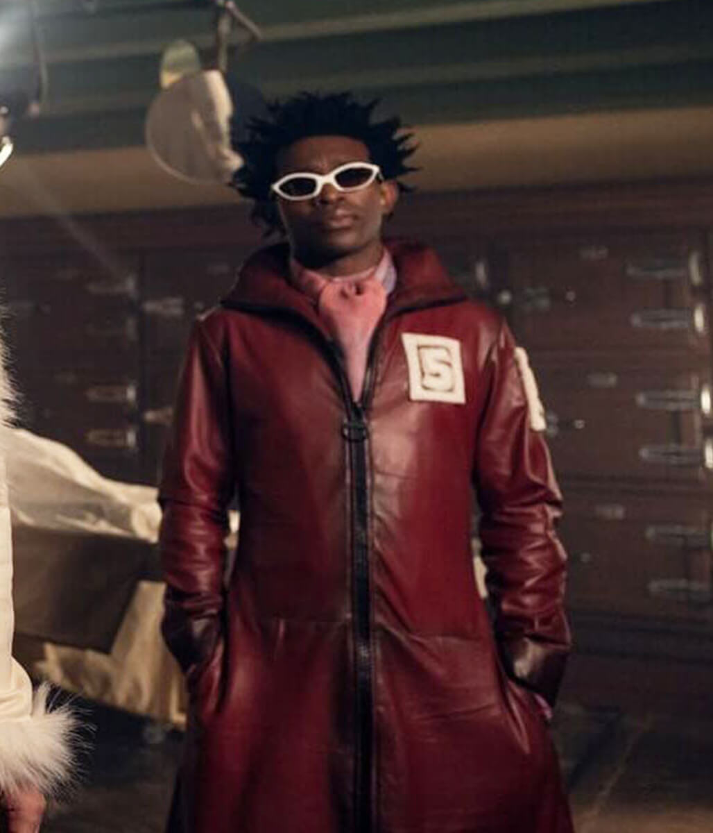 Mr.5 One Piece Season 02 Maroon Leather Coat