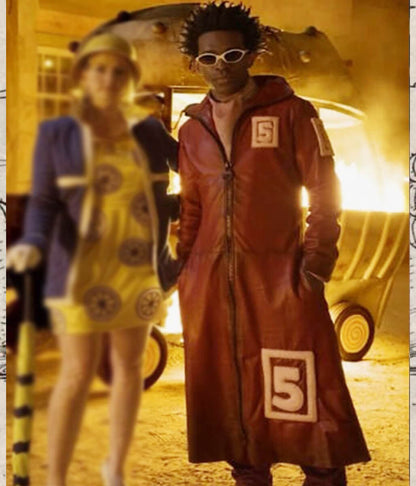 Mr.5 One Piece Season 02 Maroon Leather Coat
