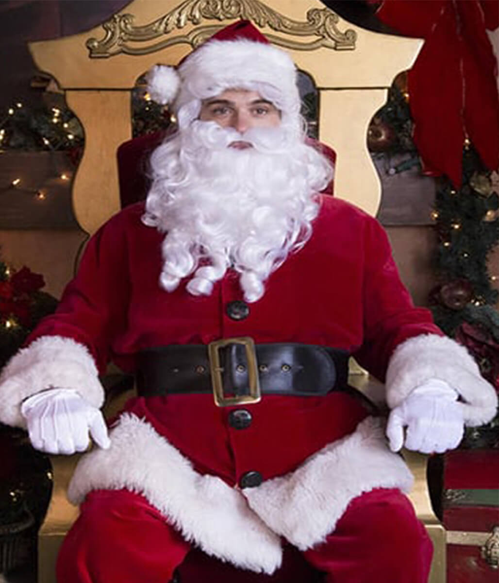 My Santa Matthew Lawrence Christmas Red Velvet Coat