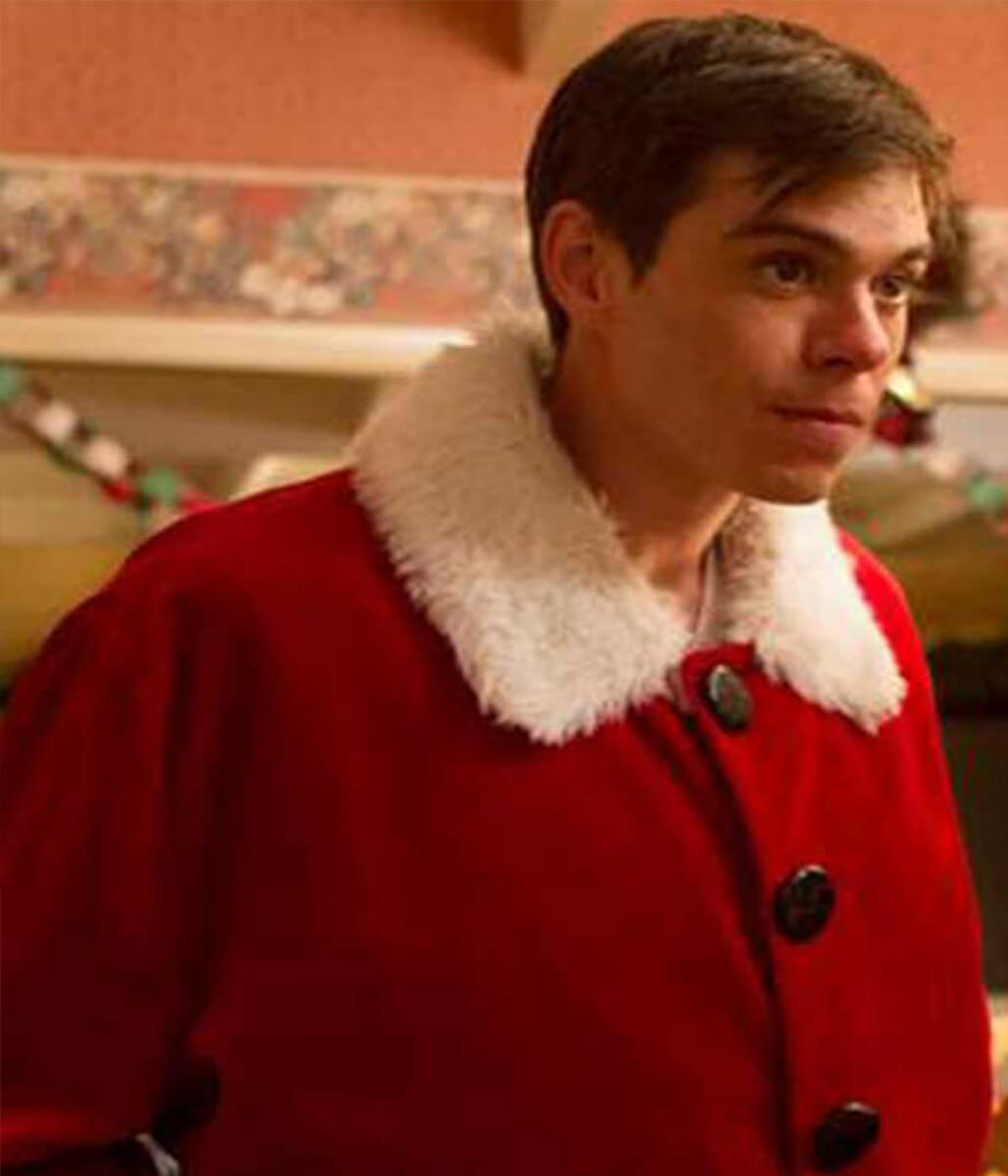 My Santa Matthew Lawrence Christmas Red Velvet Coat