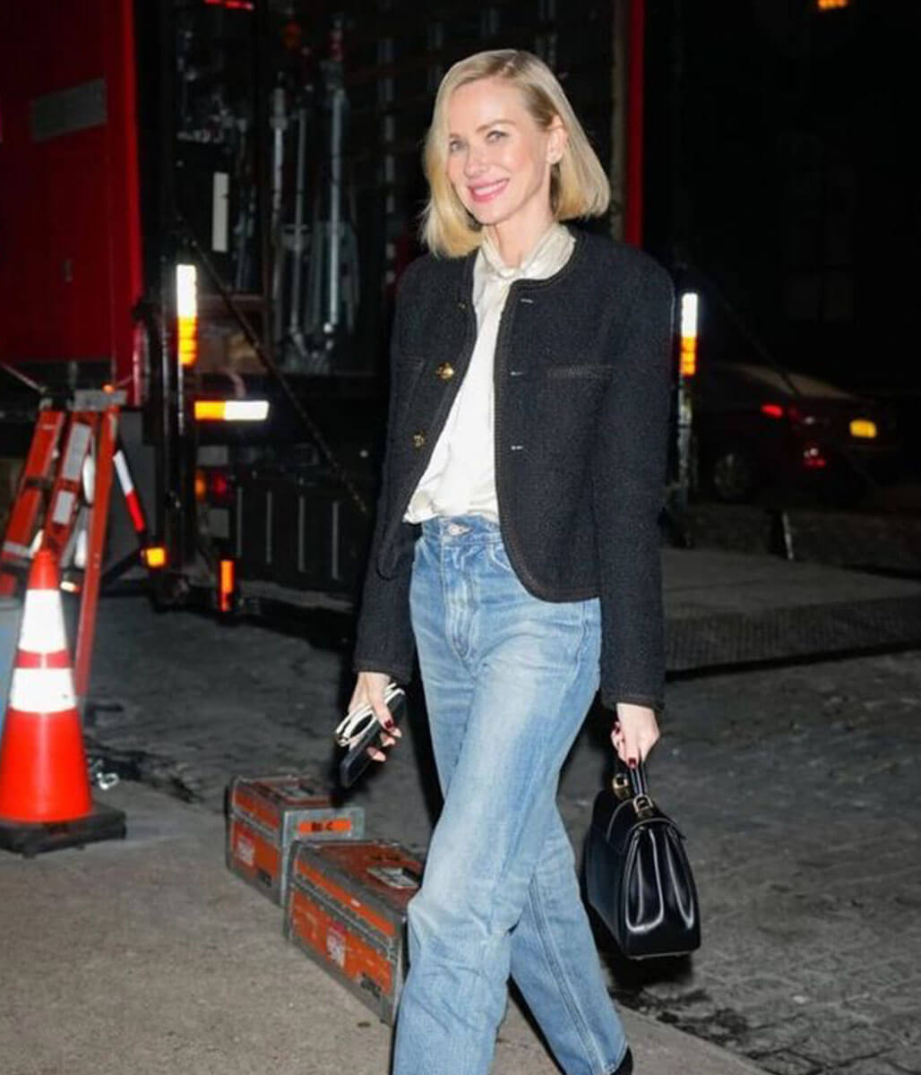 Naomi Watts Black Wool Jacket