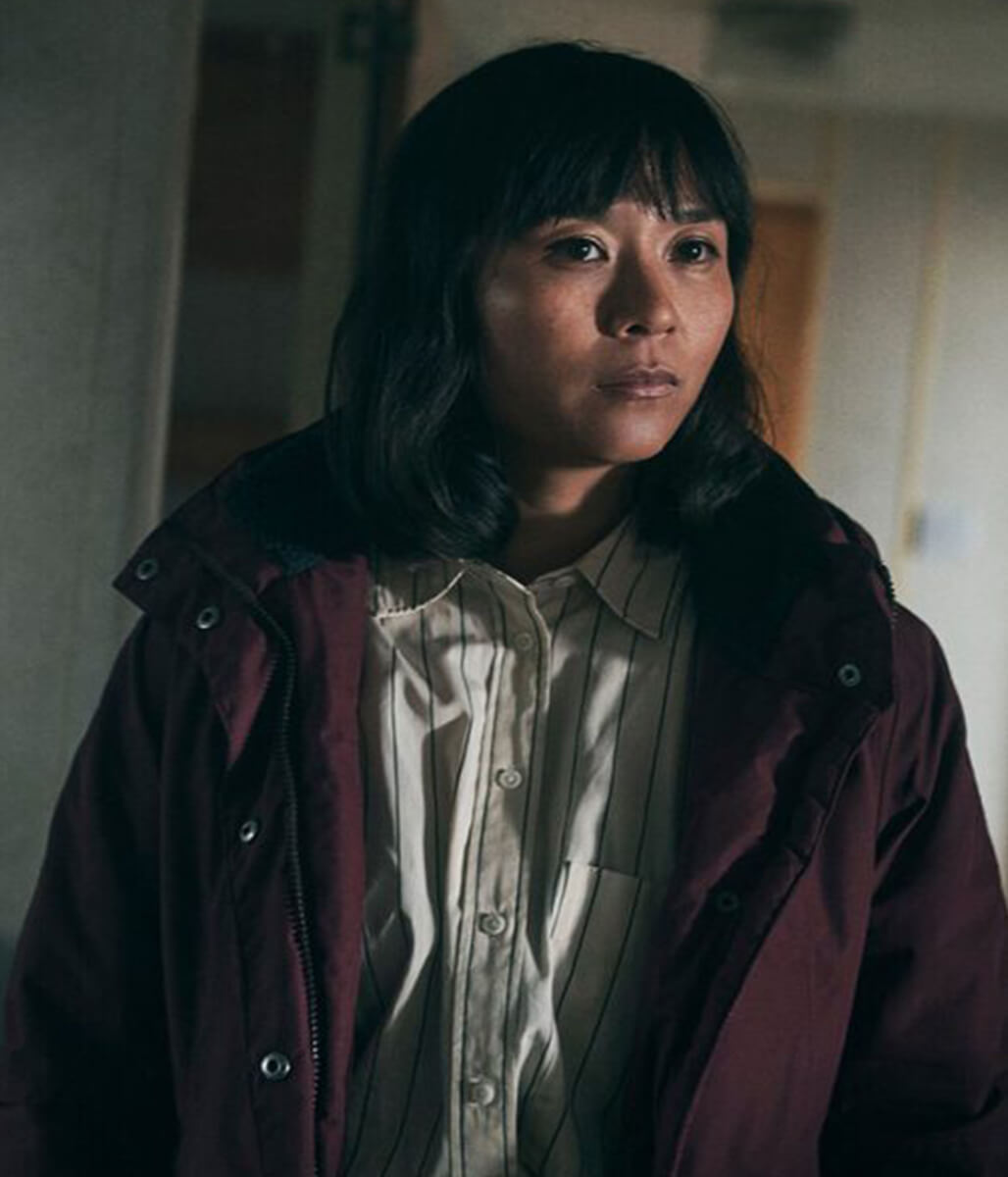 Naomi Yang Under Salt Marsh 2026 Maroon Coat