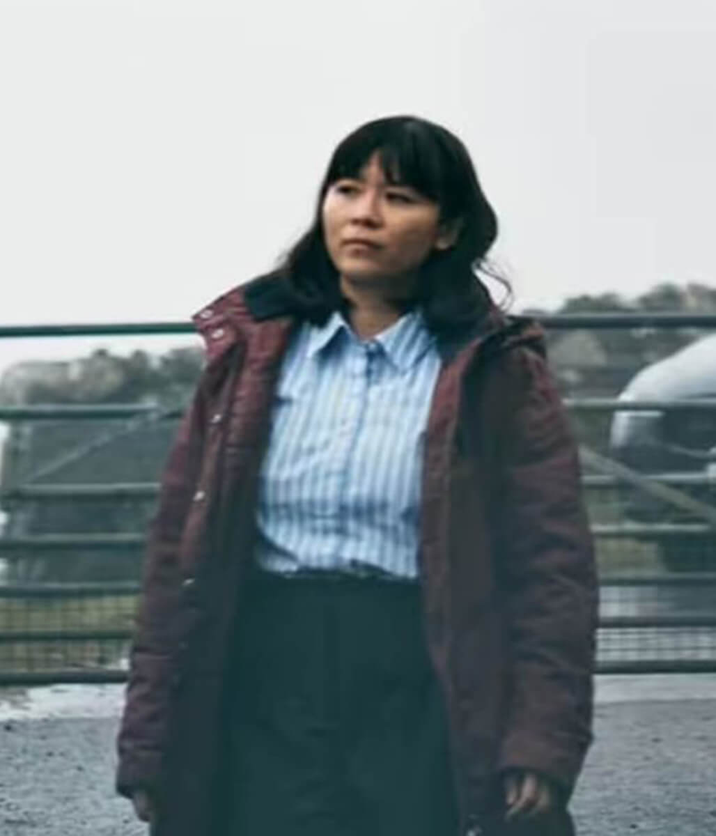 Naomi Yang Under Salt Marsh 2026 Maroon Coat