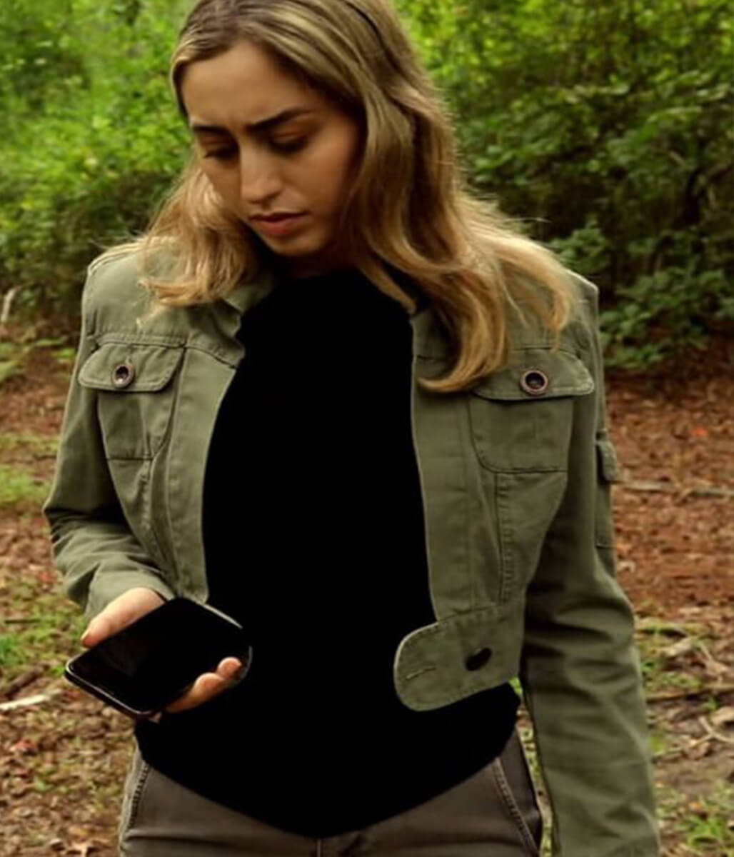 New Jersey Devil 2026 Olivia Mignone Green Cropped Jacket