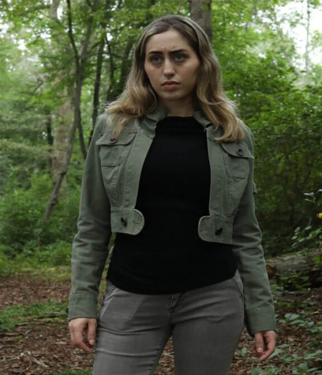 New Jersey Devil 2026 Olivia Mignone Green Cropped Jacket