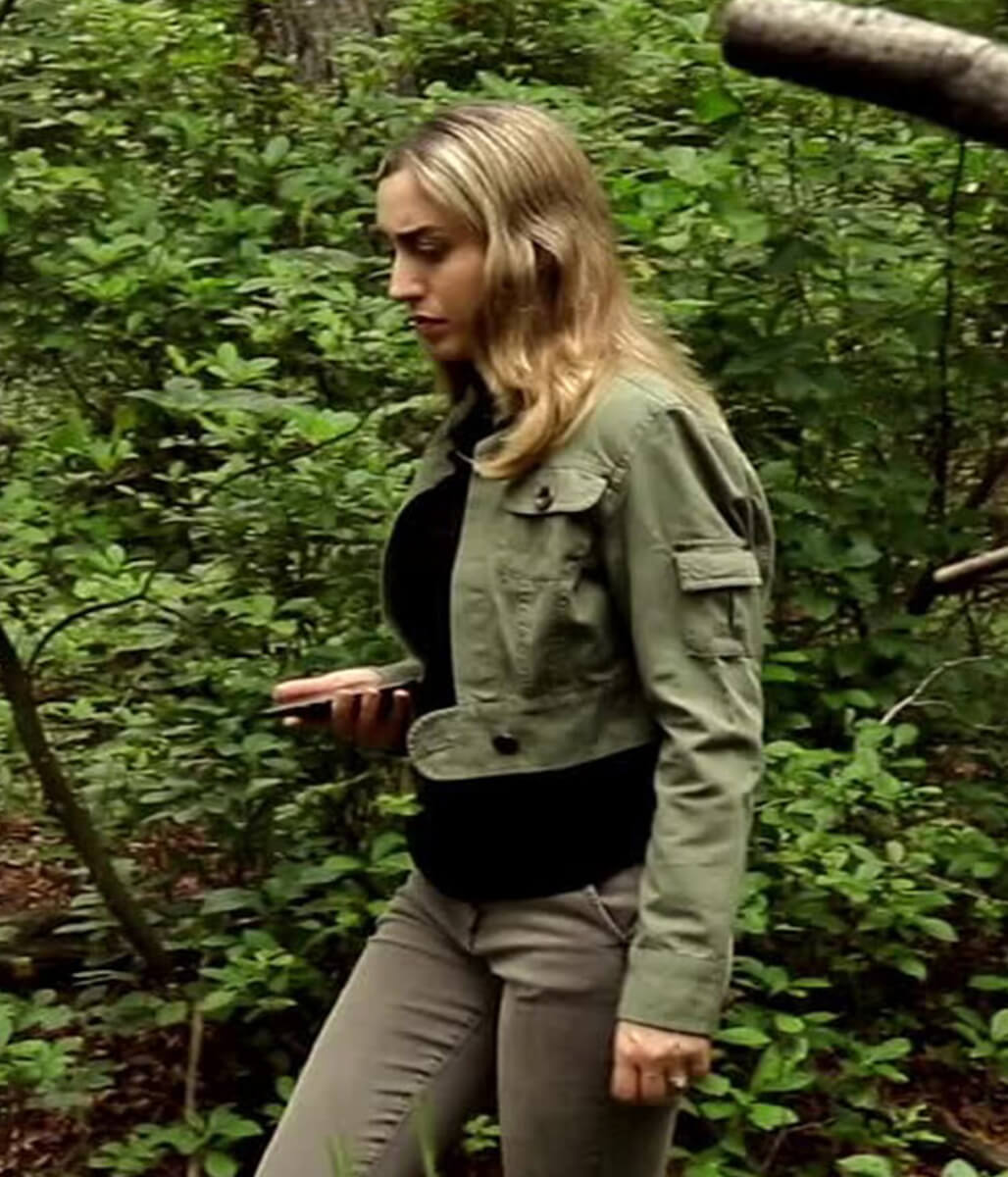New Jersey Devil 2026 Olivia Mignone Green Cropped Jacket