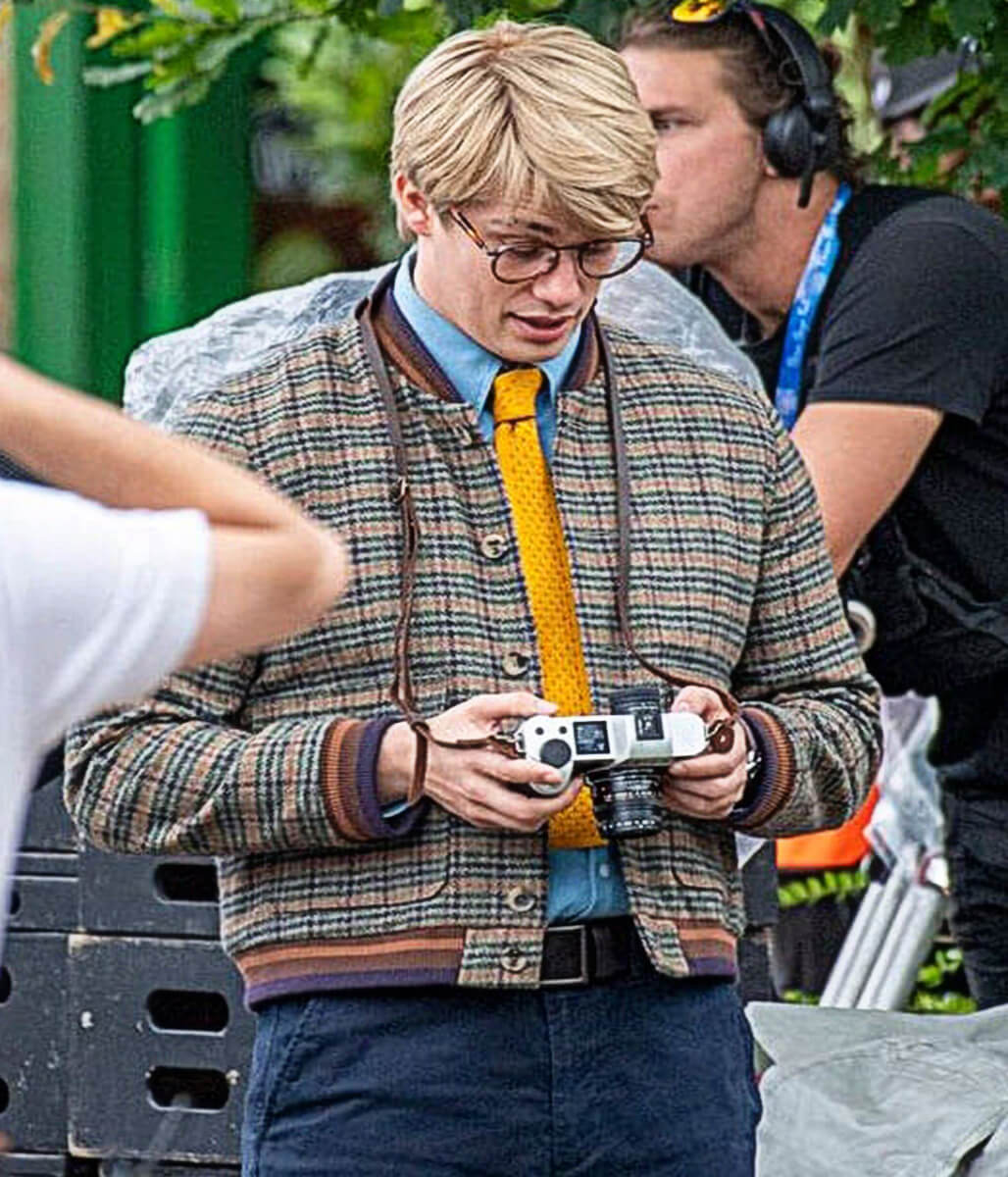 Nicholas Galitzine Three Bags Full A Sheep Detective Brown Plaid Jacket