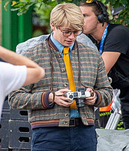 Nicholas Galitzine Three Bags Full A Sheep Detective Brown Plaid Jacket