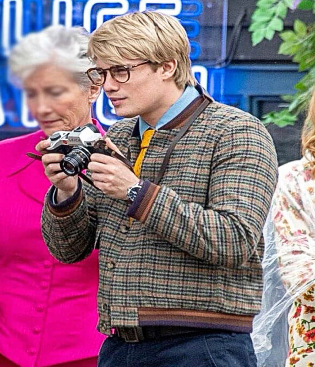 Nicholas Galitzine Three Bags Full A Sheep Detective Brown Plaid Jacket
