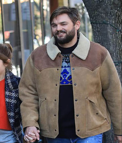 Nick Thune Love Life Brown Suede Jacket