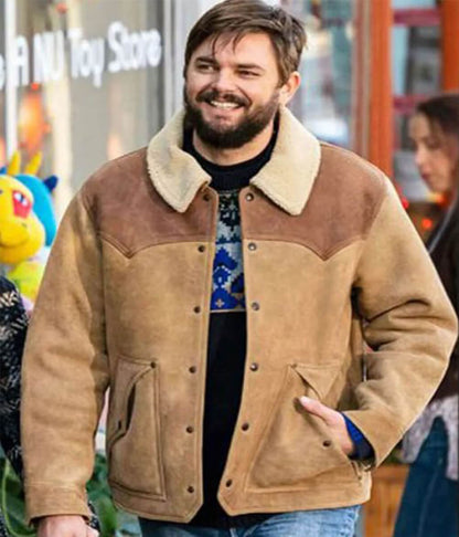 Nick Thune Love Life Brown Suede Jacket