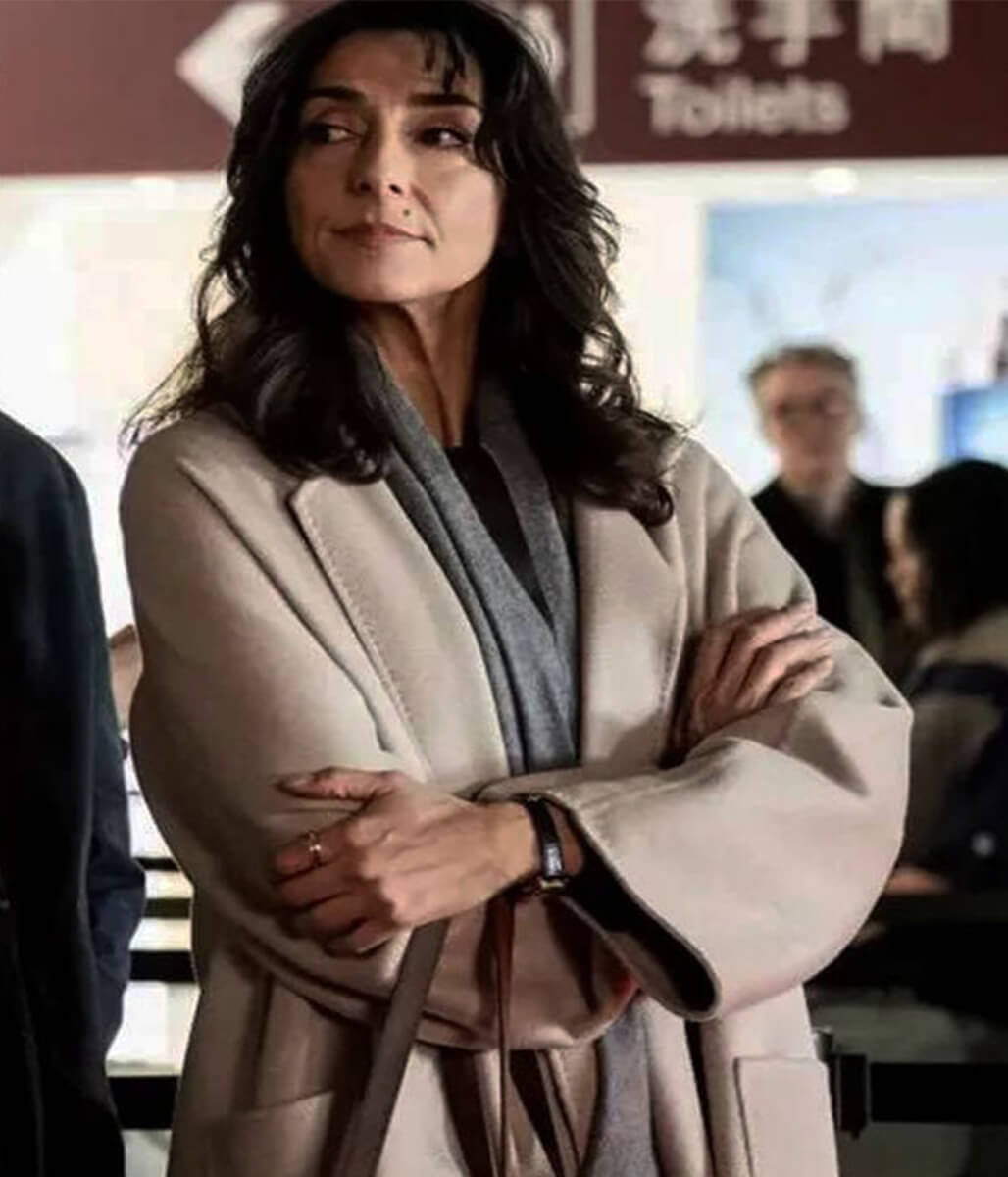 Nicki Reynard CIA 2026 Beige Wool Coat