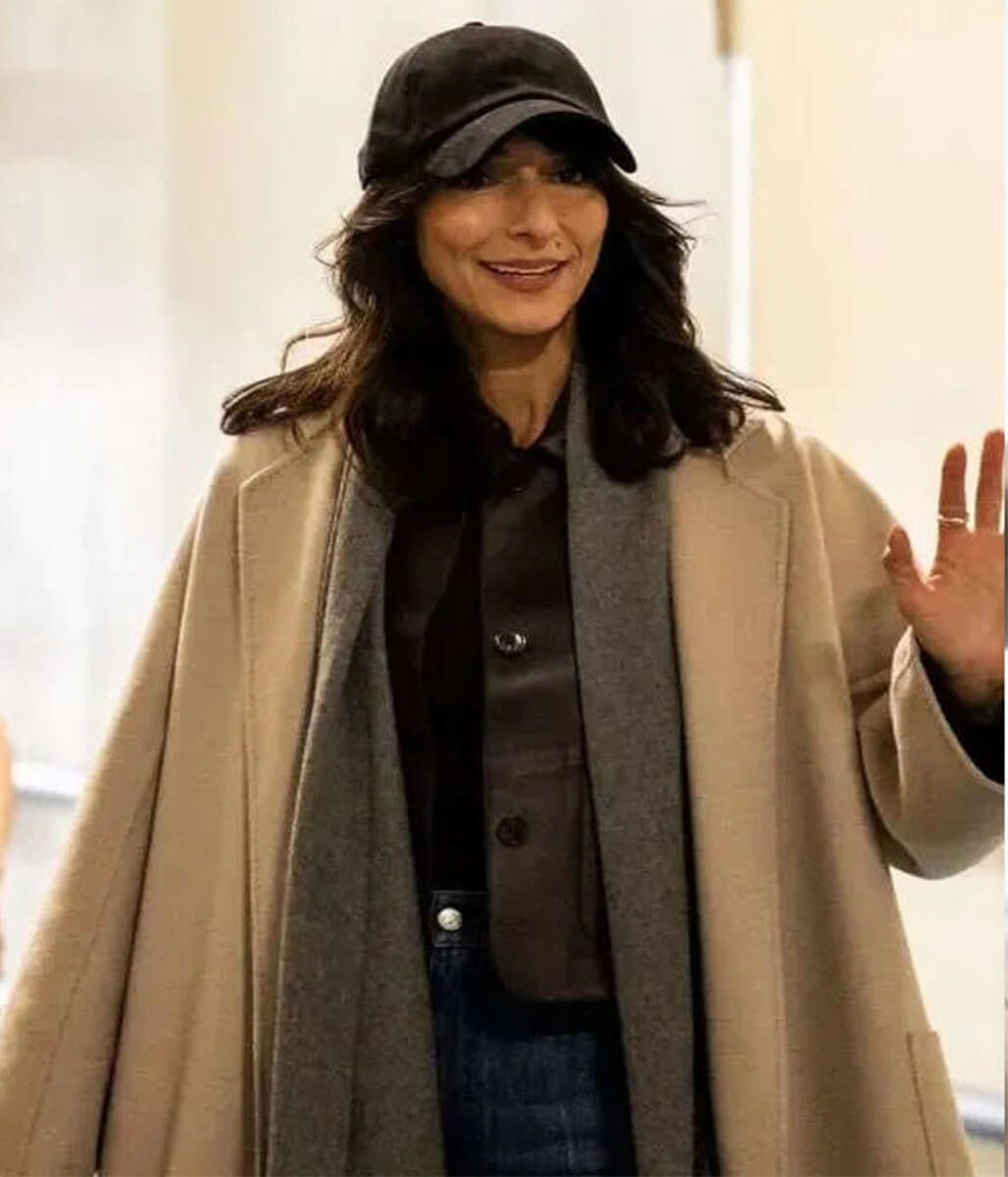 Nicki Reynard CIA 2026 Beige Wool Coat