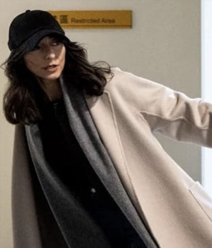 Nicki Reynard CIA 2026 Beige Wool Coat