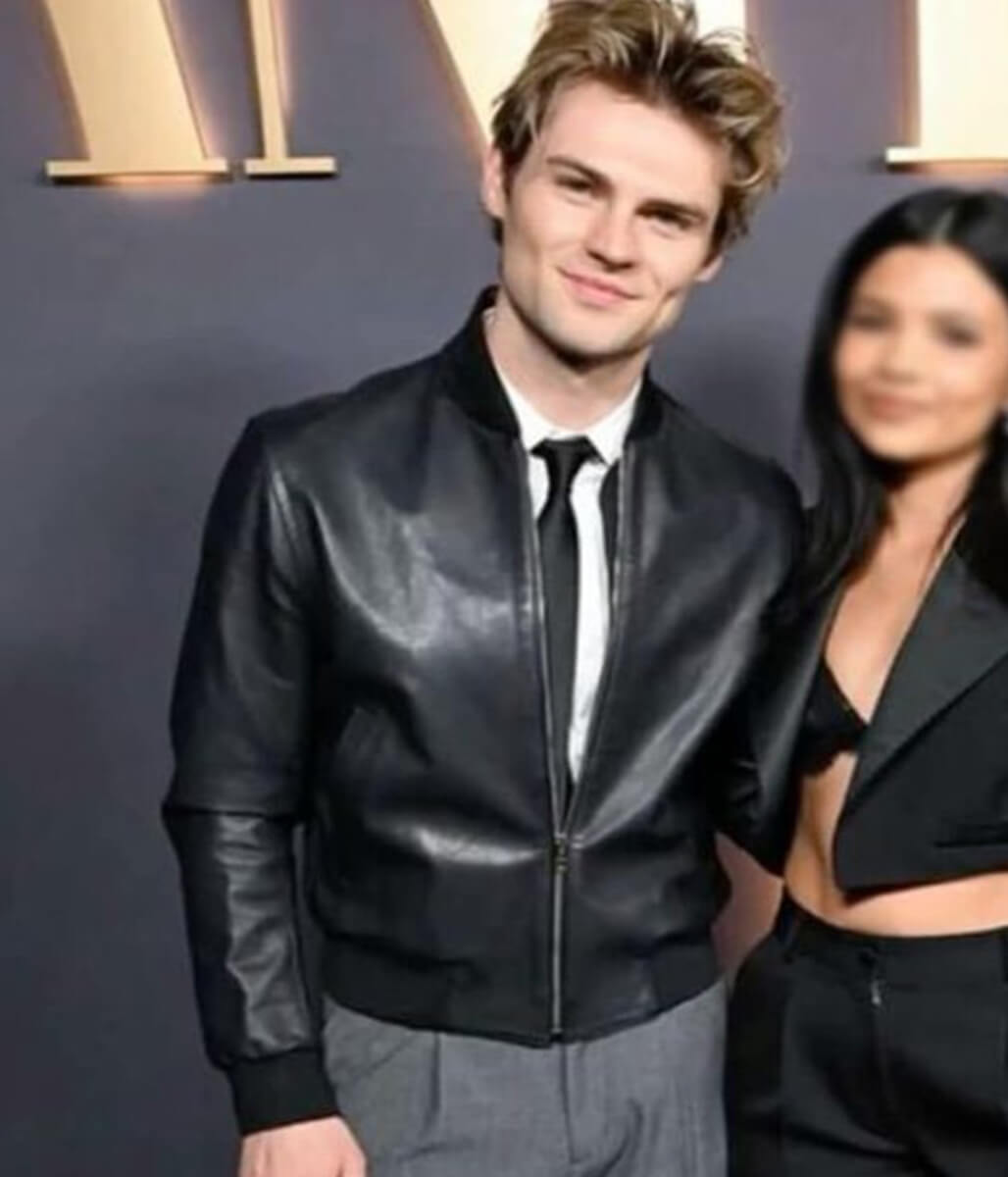 Noah LaLonde My Life with the Walter Boys Black Bomber Jacket