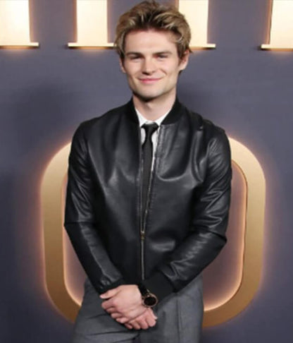 Noah LaLonde My Life with the Walter Boys Black Bomber Jacket