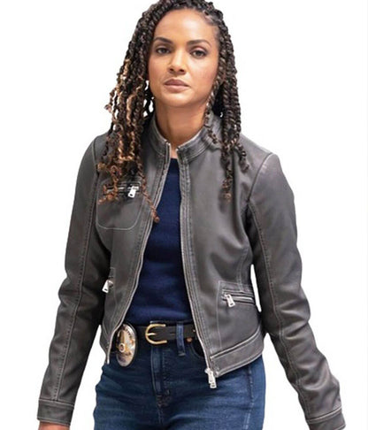 Nyla Harper The Rookie Grey Jacket