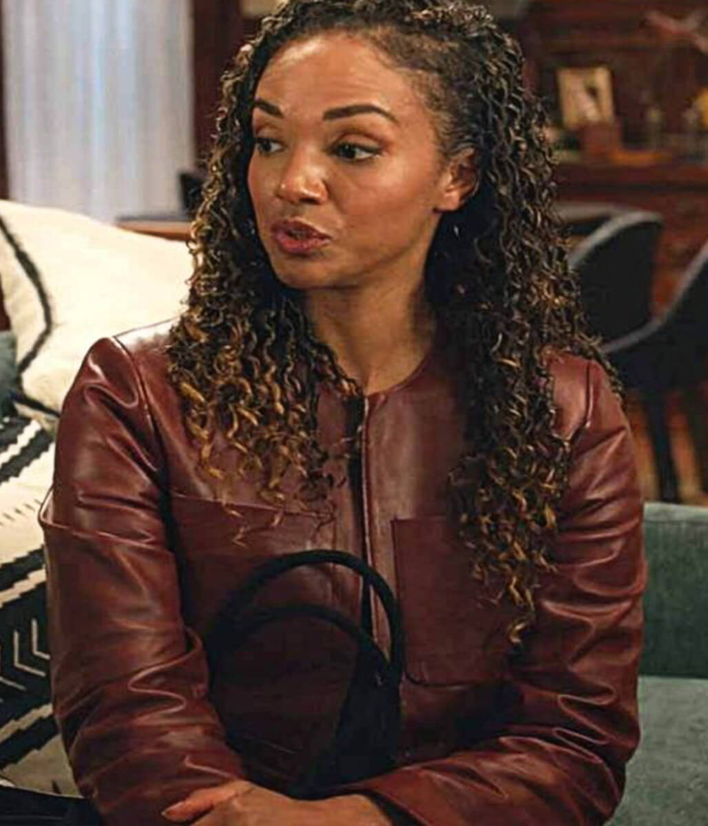 Nyla Harper The Rookie S08 Brown Leather Jacket