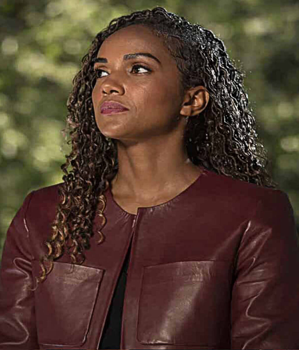 Nyla Harper The Rookie S08 Brown Leather Jacket