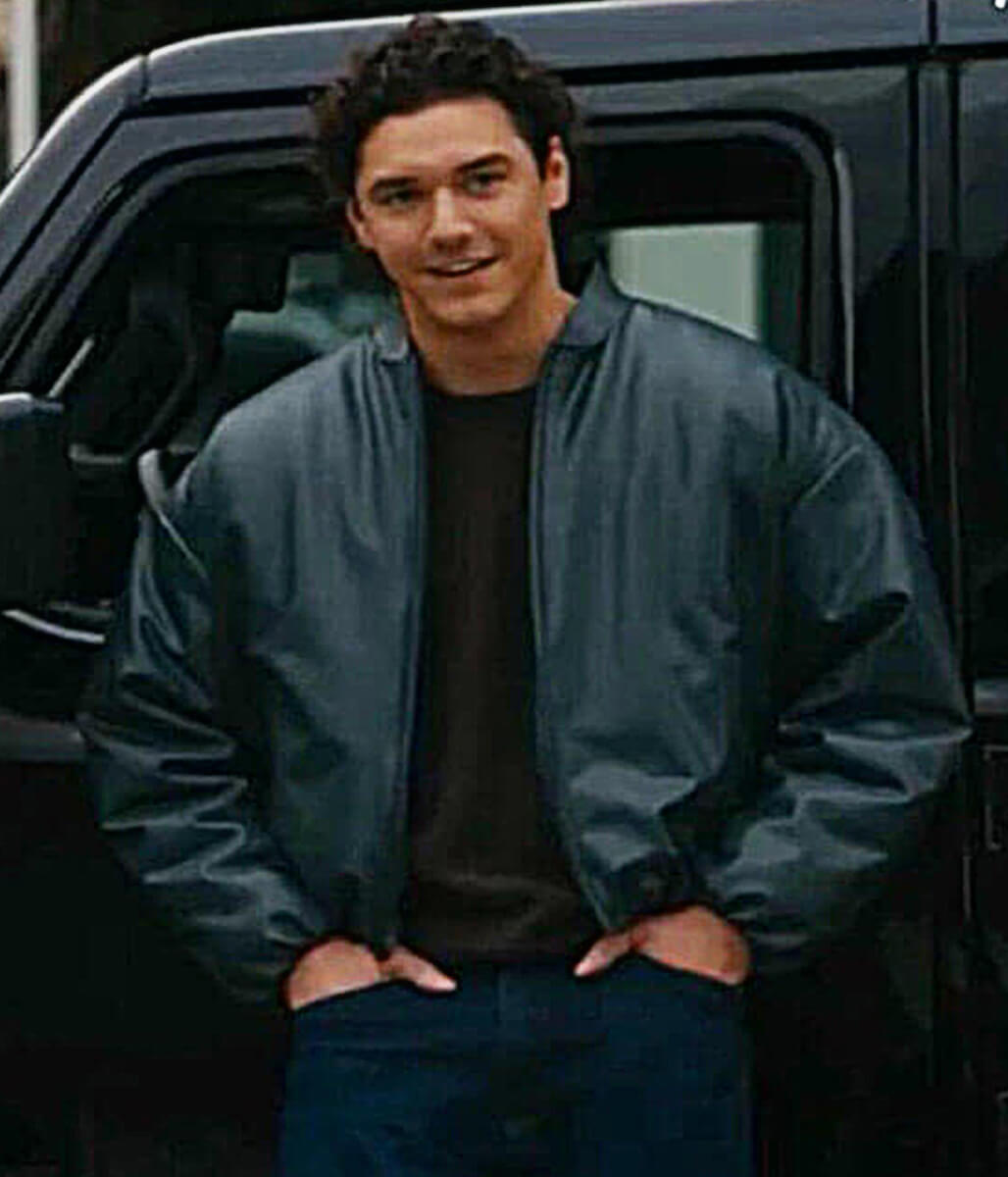 Off Campus S01 Garrett Graham Black Leather Jacket