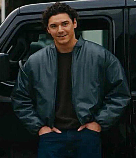 Off Campus S01 Garrett Graham Black Leather Jacket
