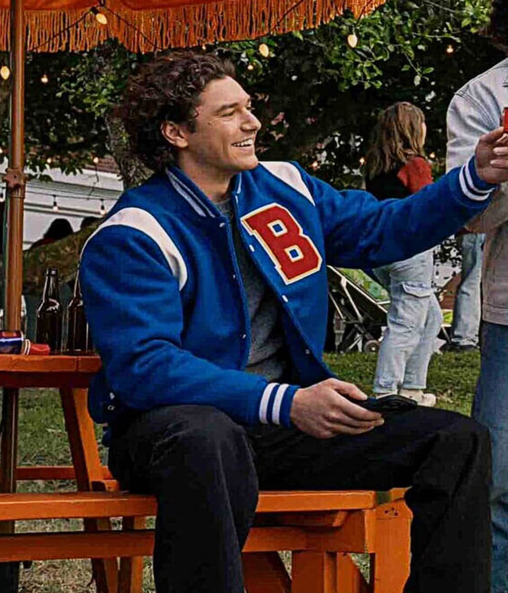 Off Campus S01 Garrett Graham Blue Varsity Jacket