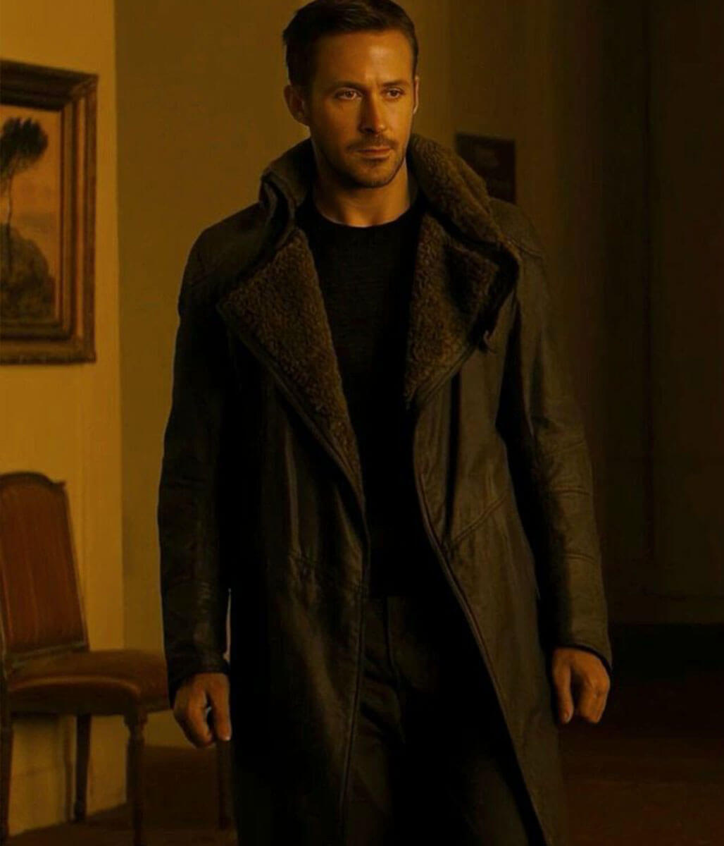 Officer K Blade Runner 2049 Green Cotton Trench Coat