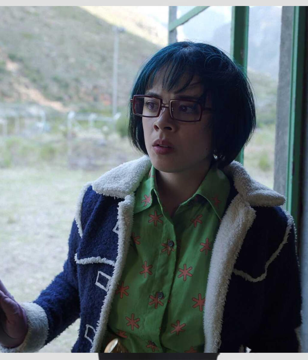 One Piece Season 02 Tashigi Blue Wool Jacket