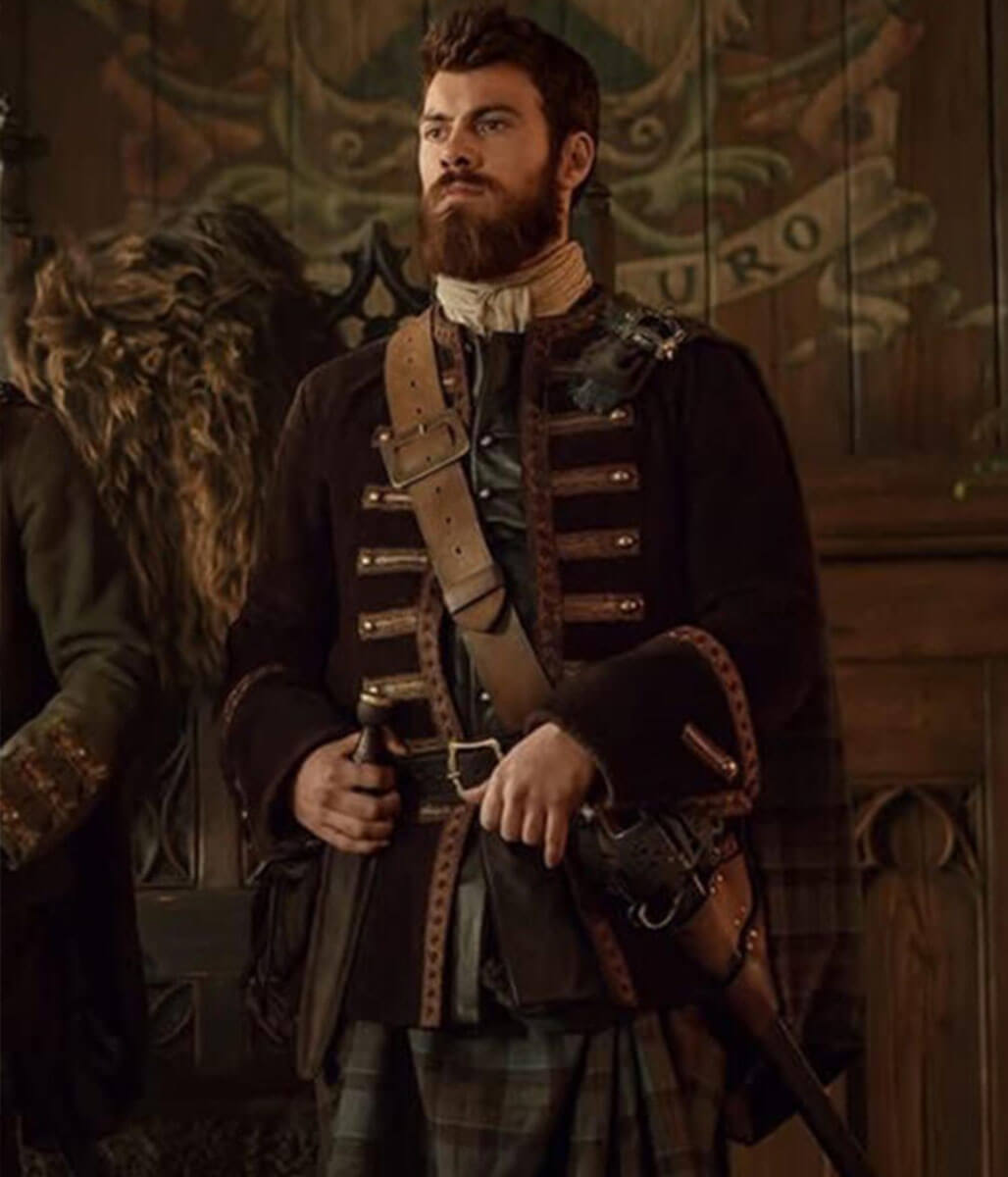 Outlander Blood of My Blood S01 Dougal MacKenzie Military Jacket