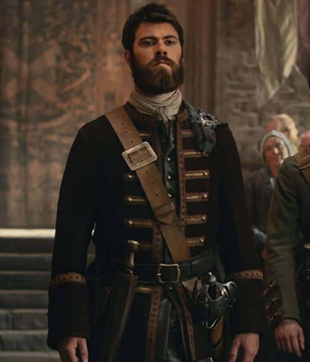 Outlander Blood of My Blood S01 Dougal MacKenzie Military Jacket